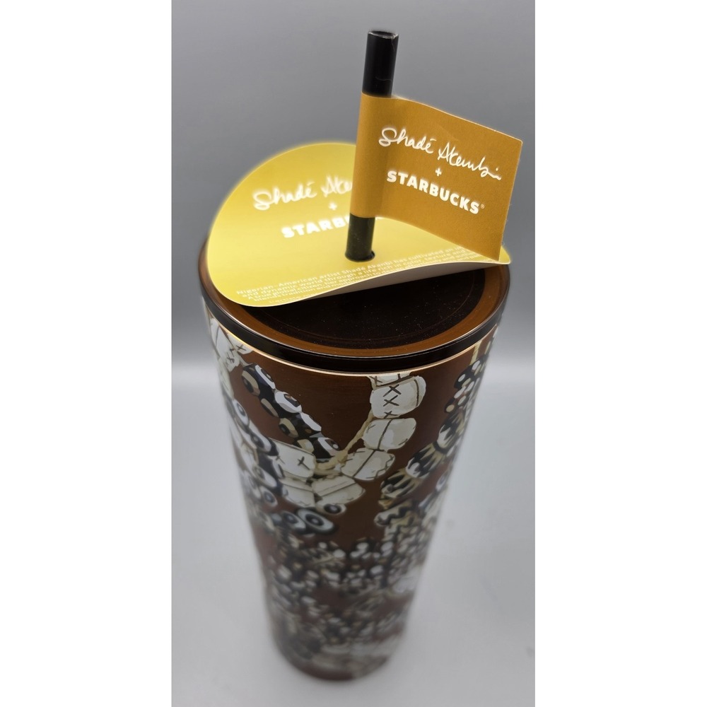 2025 Starbucks x Shadé Akanbi Batik Beads 24oz Stainless Steel Tumbler NWT